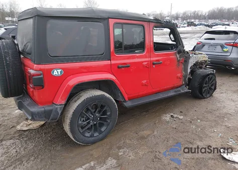 2023 Jeep Wrangler 4Xe Sahara 4X4 from USA, damaged, VIN 1C4JJXP60PW650782